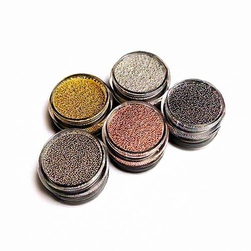 Caviar Beads (Metal/Glass) Jar